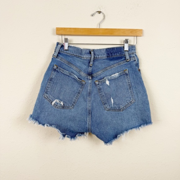 Abercrombie & Fitch The Mom High Rise Curve Love Shorts Size 6 - Picture 5 of 5